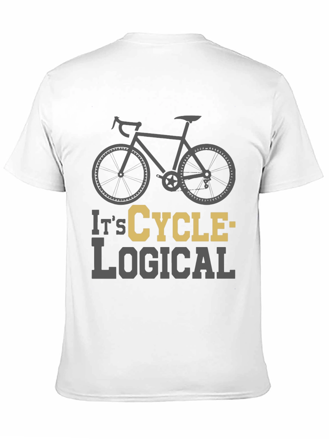 Camiseta Negra Ciclismo Lógica
