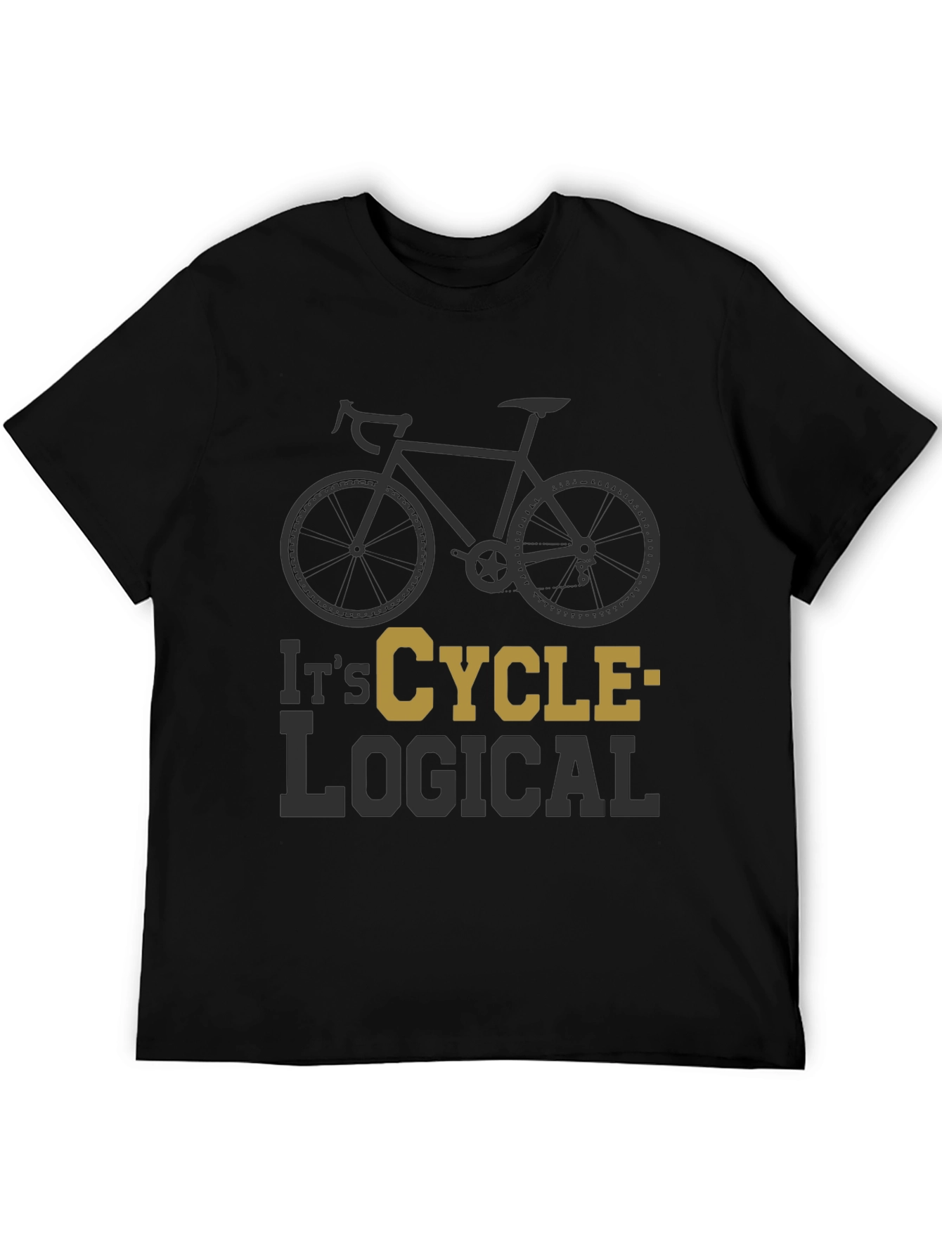 Camiseta Negra Ciclismo Lógica