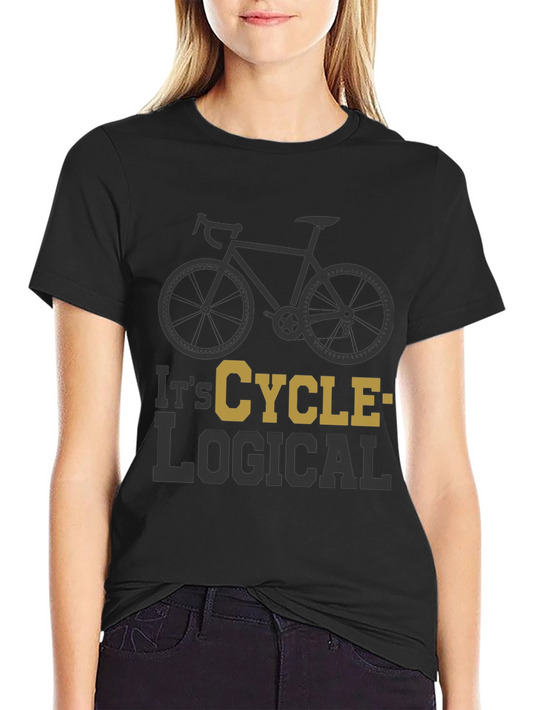 Camiseta Negra Ciclismo Lógica