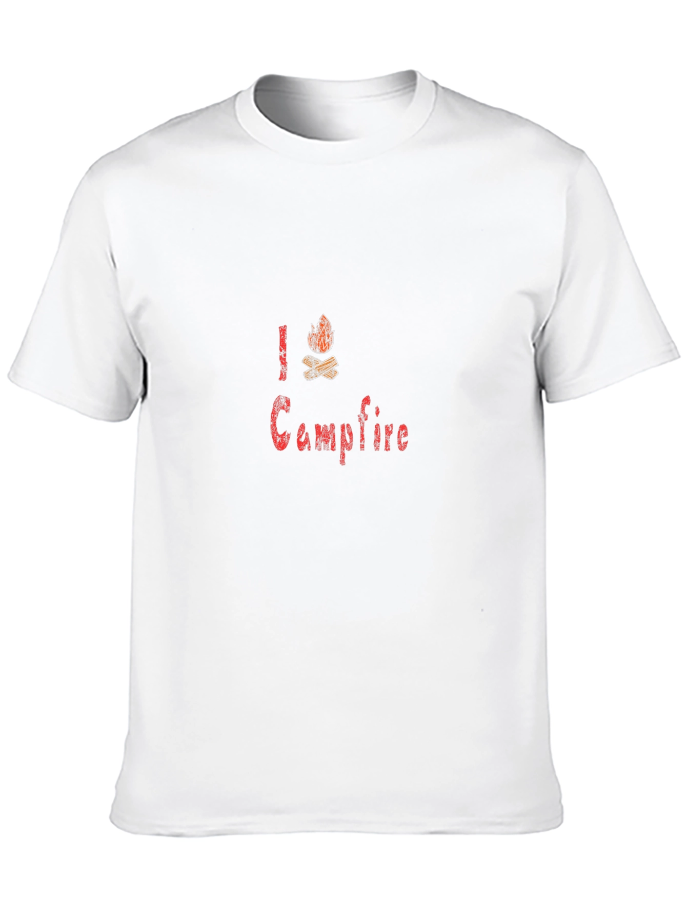 Camiseta Negra I ❤️ Campfire