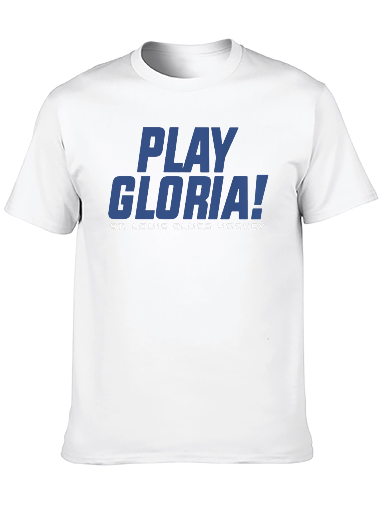 Camiseta Negra Play Gloria! St. Louis Blues Hockey