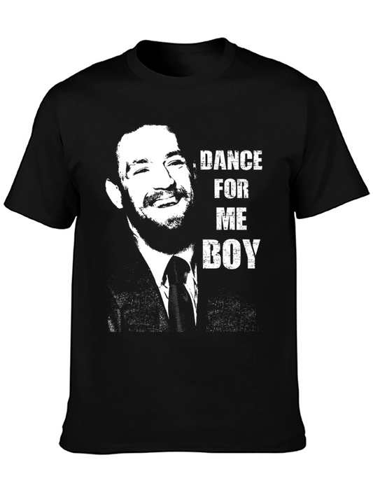 Camiseta Negra Hombre - Dance For Me Boy