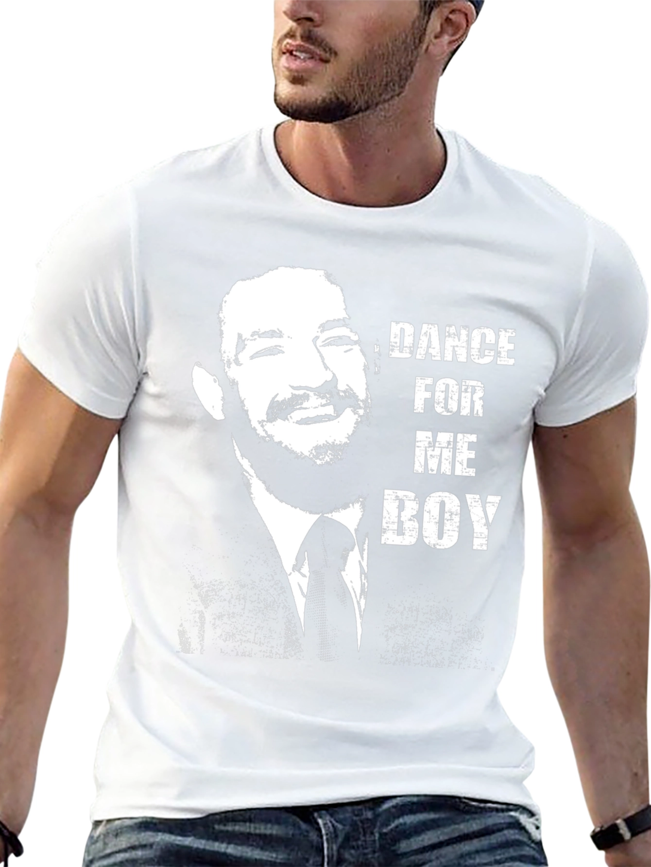 Camiseta Negra Hombre - Dance For Me Boy