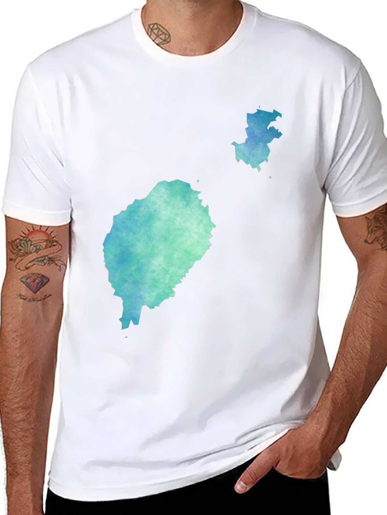 Camiseta Hombre Islas São Tomé y Príncipe