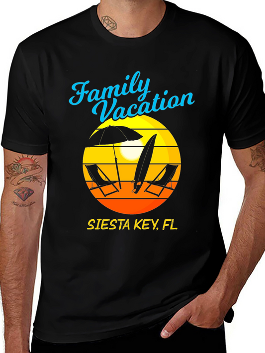 Camiseta Vacaciones Familiares Siesta Key