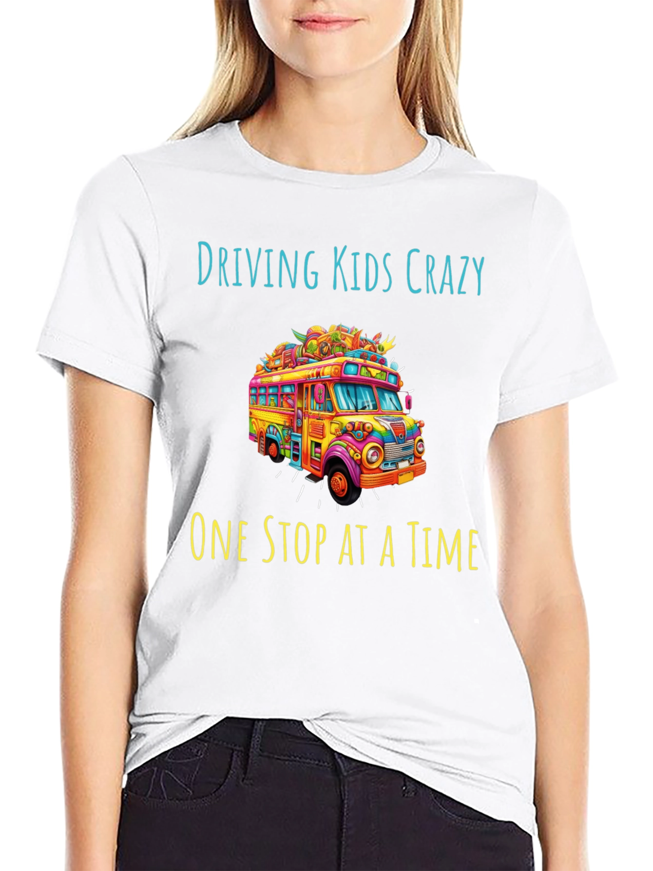 Camiseta Negra Driving Kids Crazy