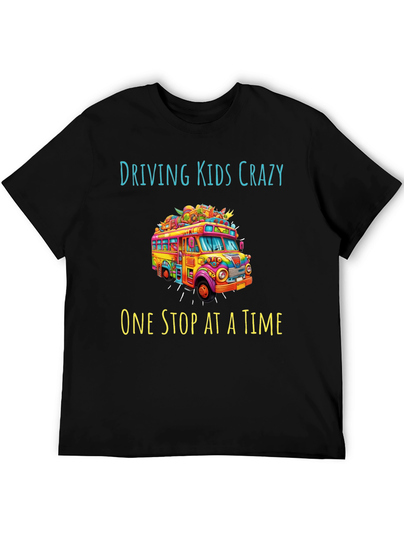 Camiseta Negra Driving Kids Crazy