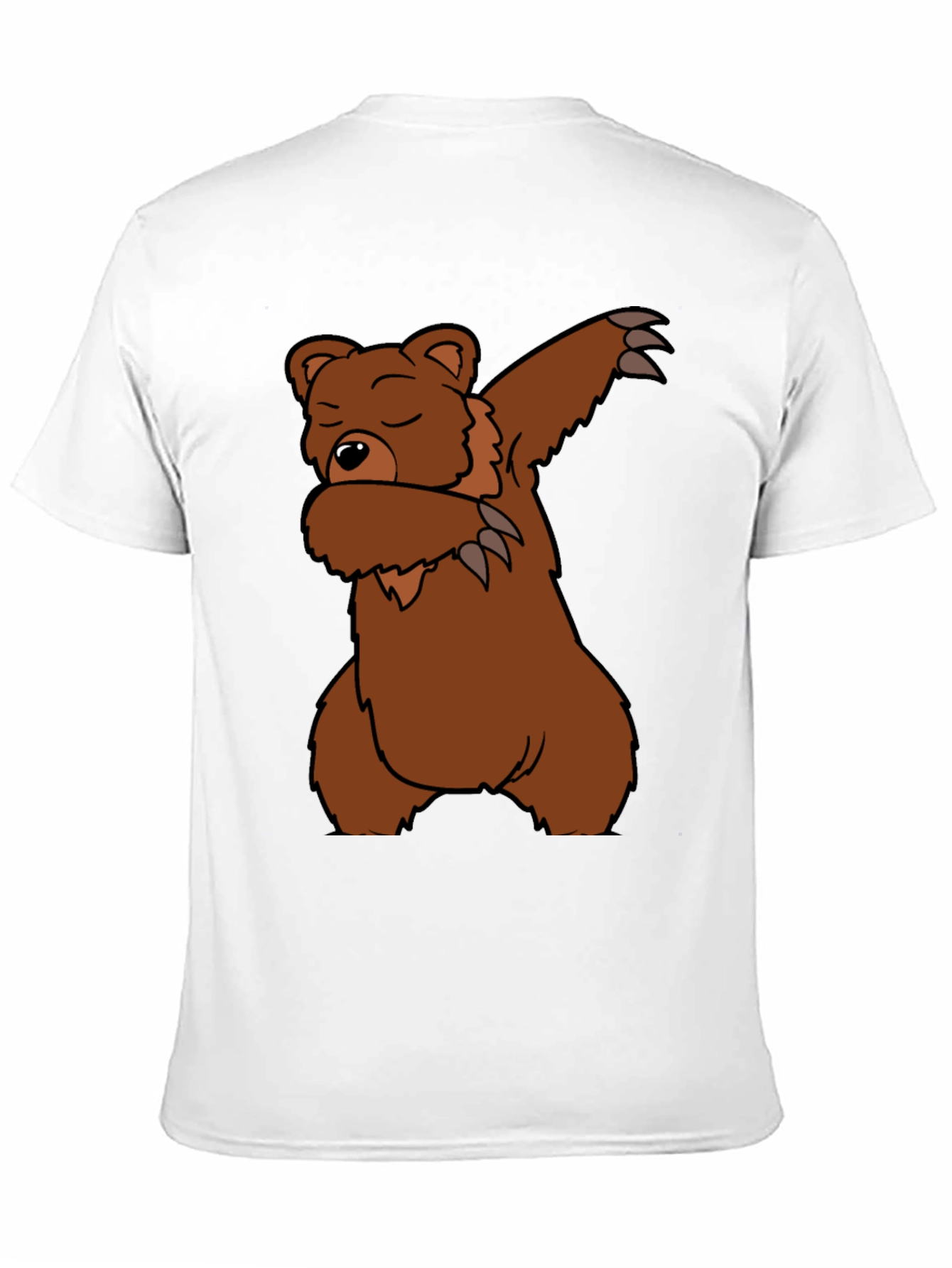Camiseta Negra Oso Dabbing Casual