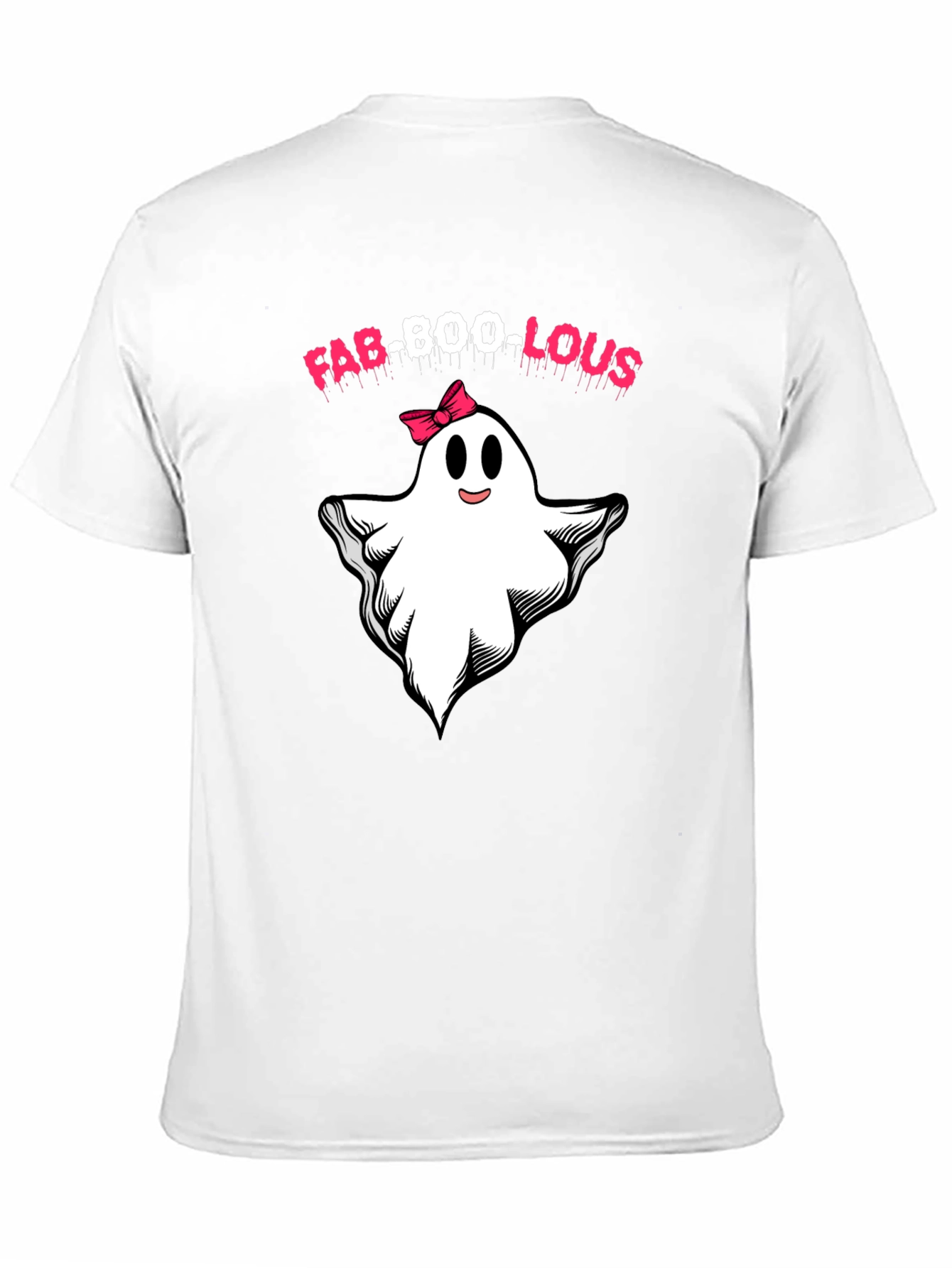 Camiseta Fab-Boo-Lous Halloween Fantasma con Lazo