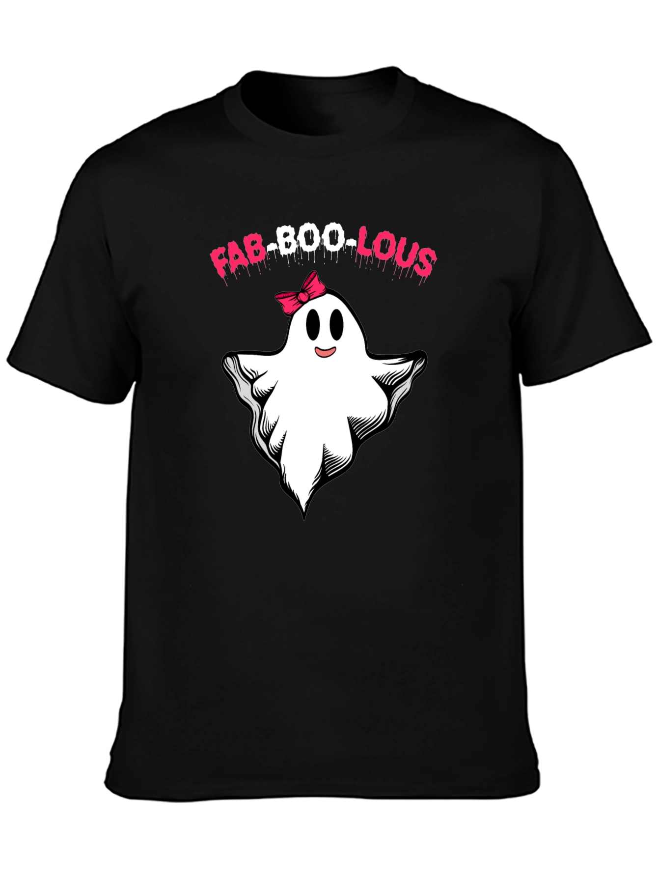 Camiseta Fab-Boo-Lous Halloween Fantasma con Lazo