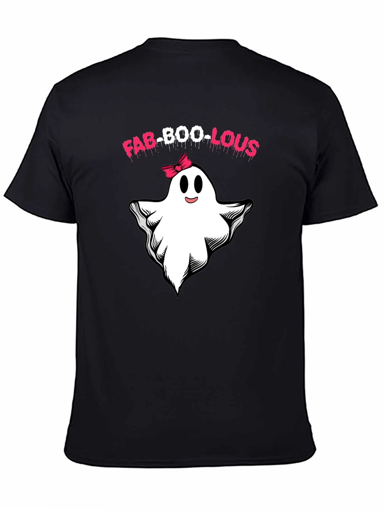 Camiseta Fab-Boo-Lous Halloween Fantasma con Lazo