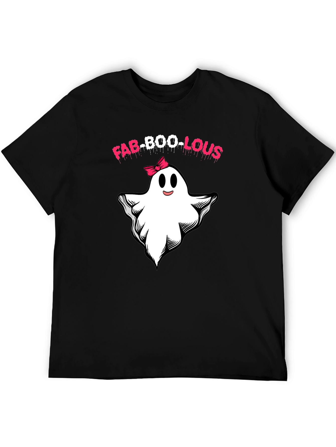 Camiseta Fab-Boo-Lous Halloween Fantasma con Lazo