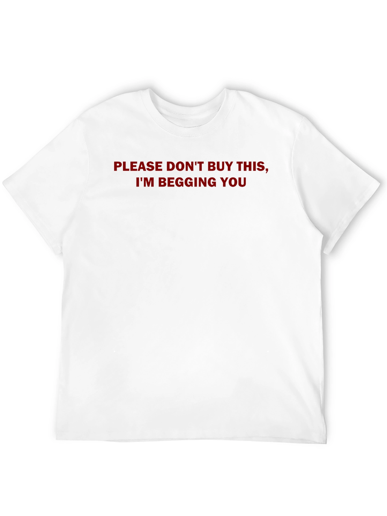 Camiseta Negra con Mensaje Divertido en Rojo