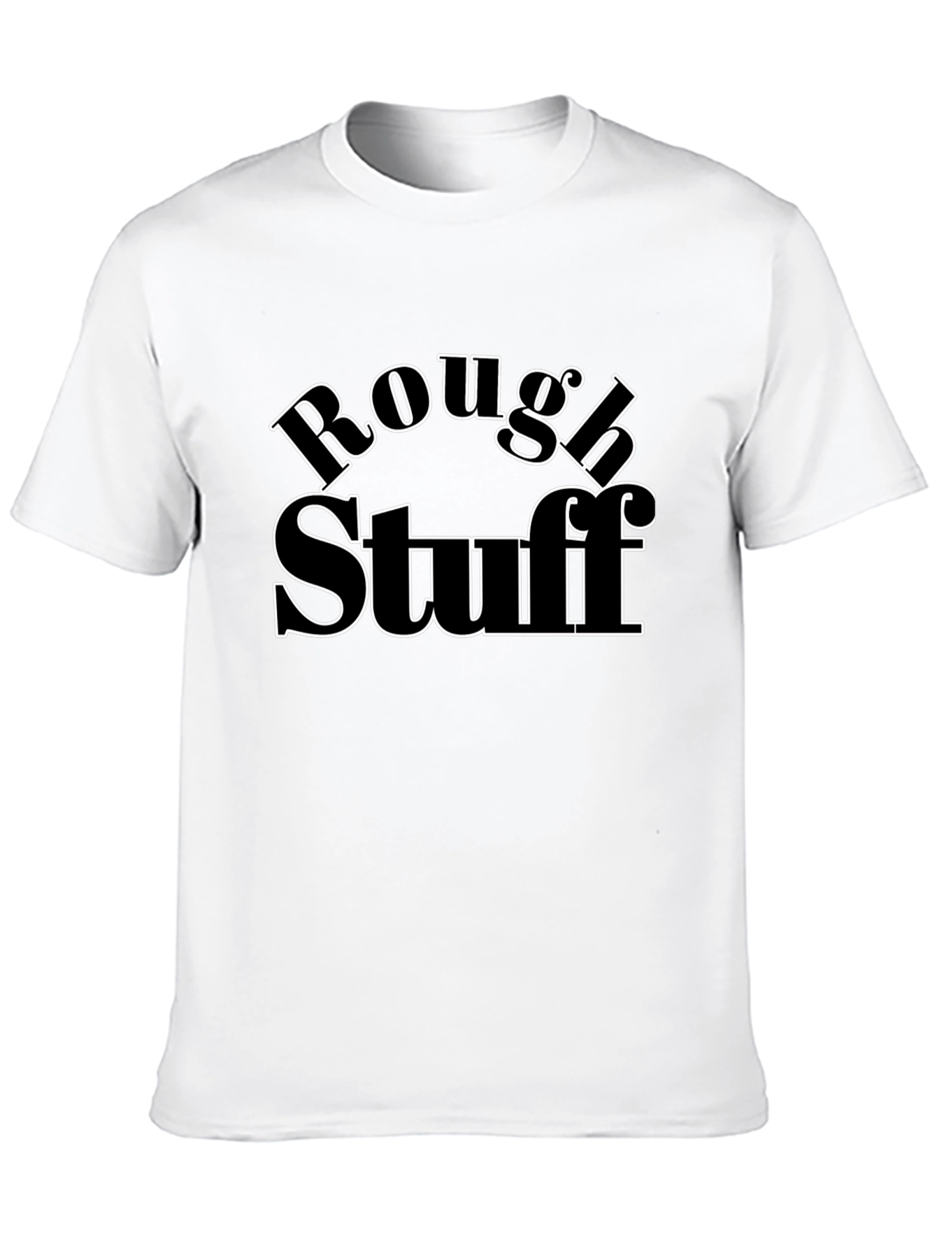 Camiseta Negra Rough Stuff Casual Hombre