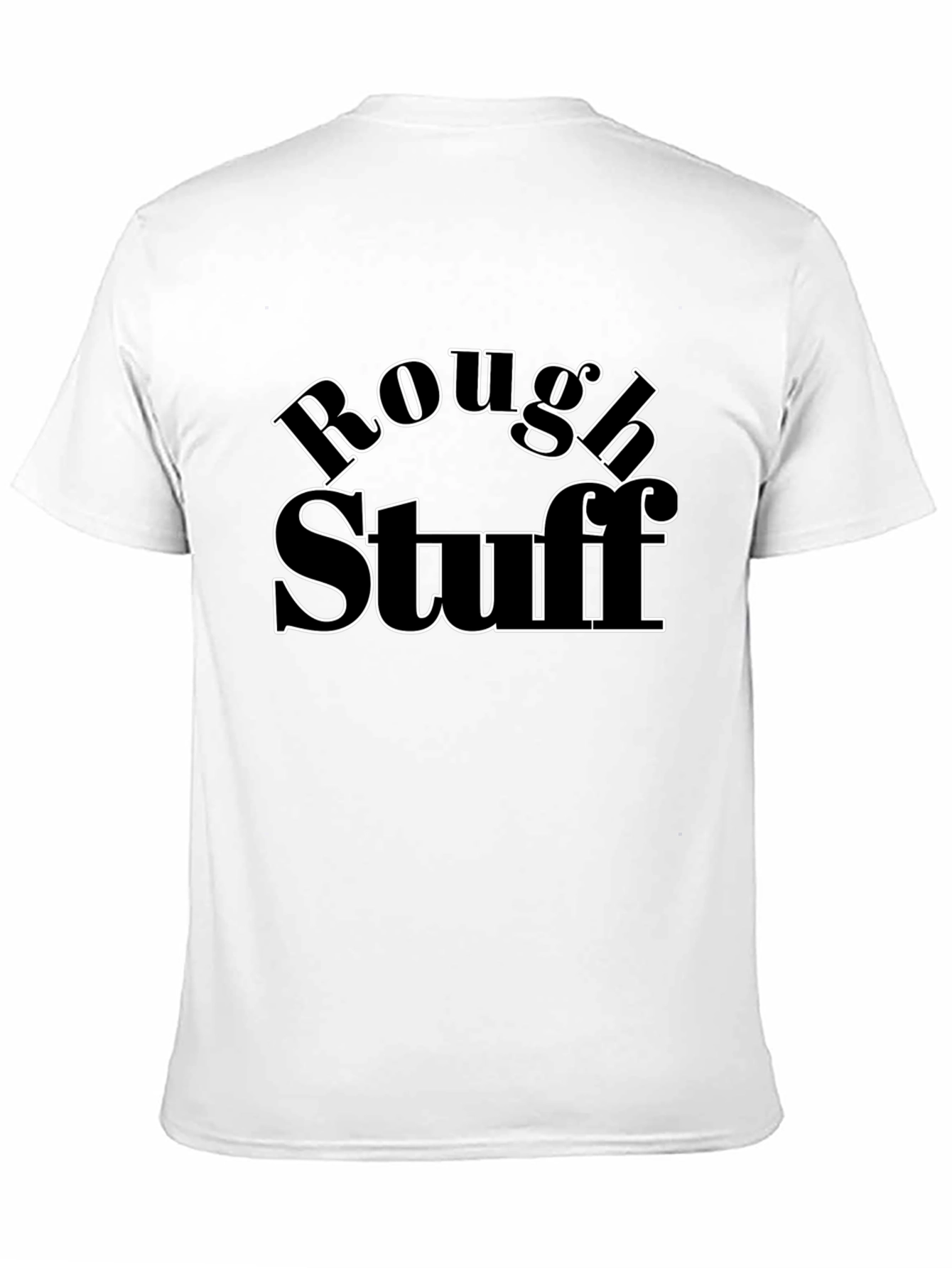 Camiseta Negra Rough Stuff Casual Hombre