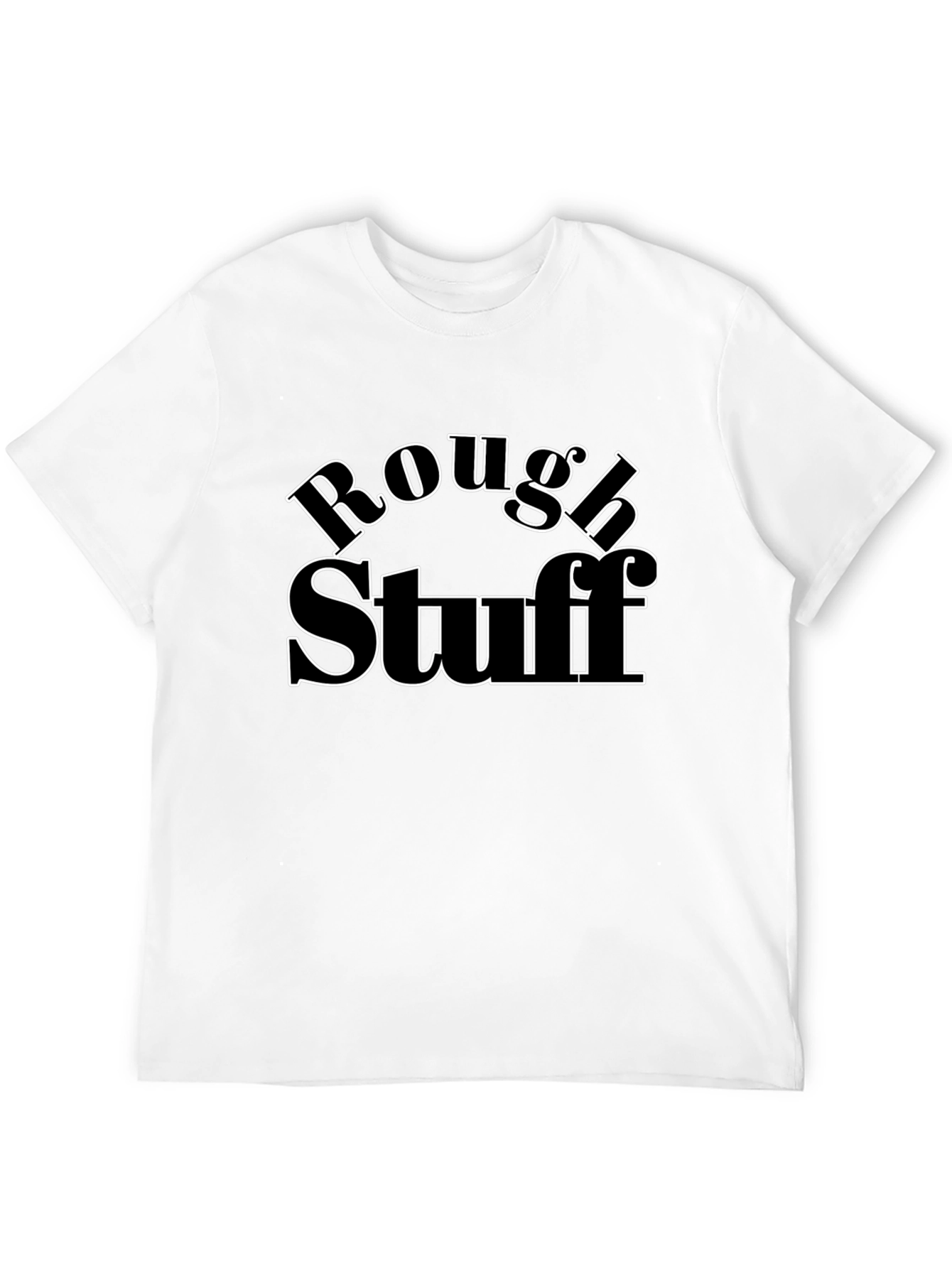 Camiseta Negra Rough Stuff Casual Hombre