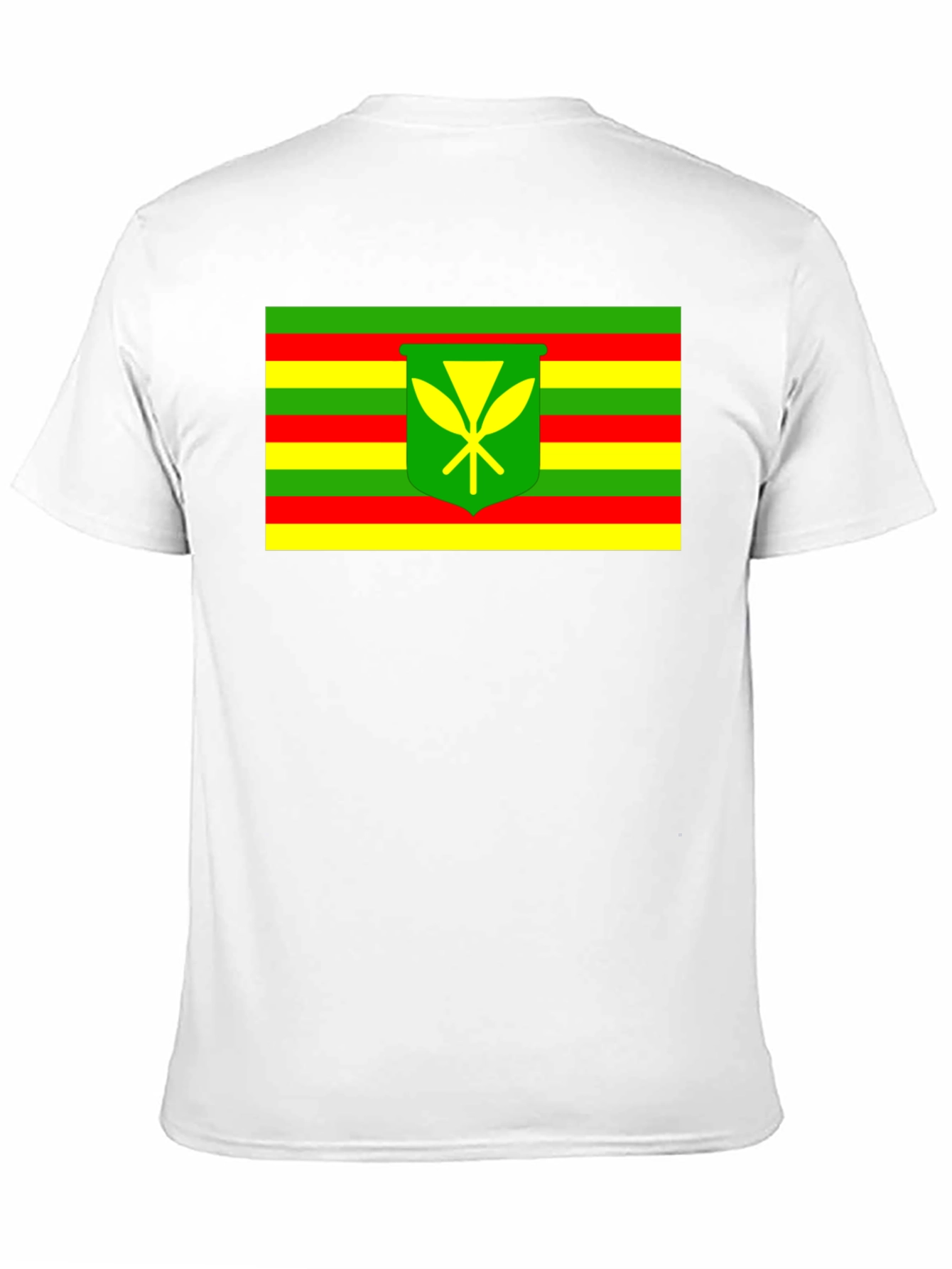 Camiseta Negra con Bandera Kanaka Maoli