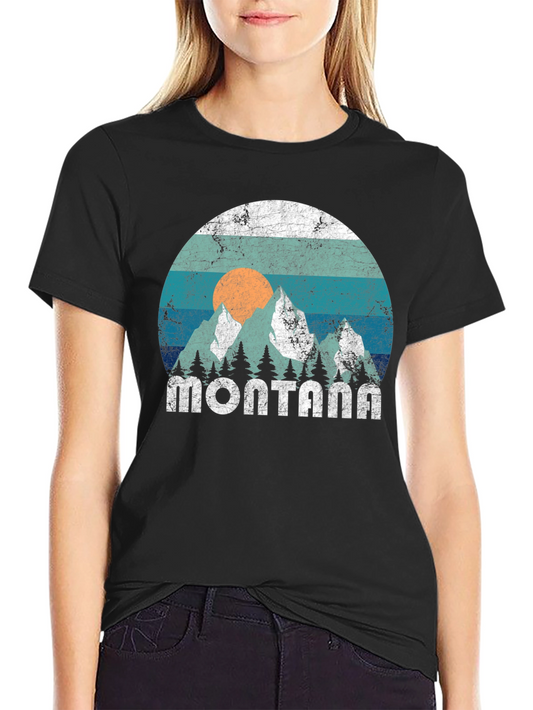 Camiseta Montana Vintage para Hombre
