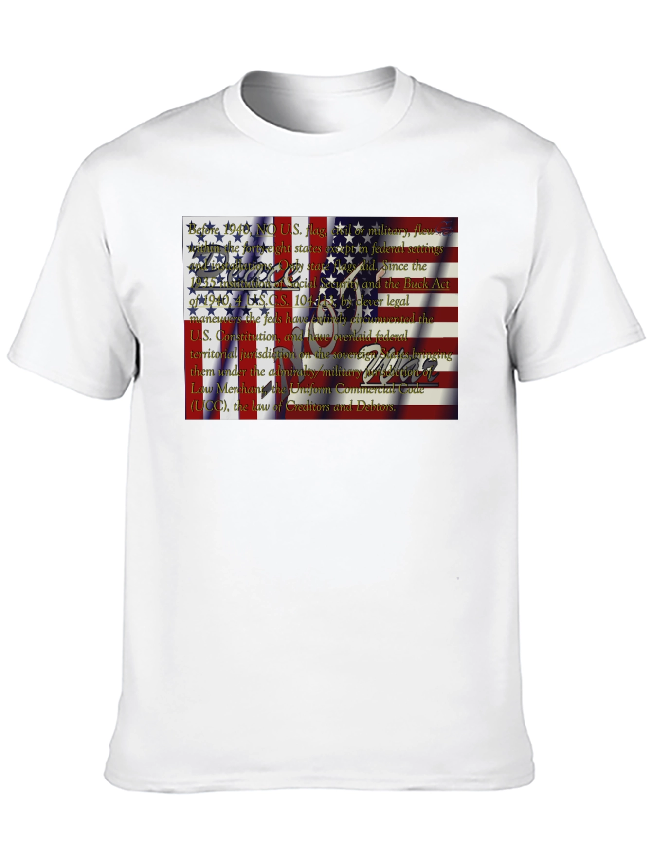 Camiseta Negra con Diseño de Bandera Estadounidense