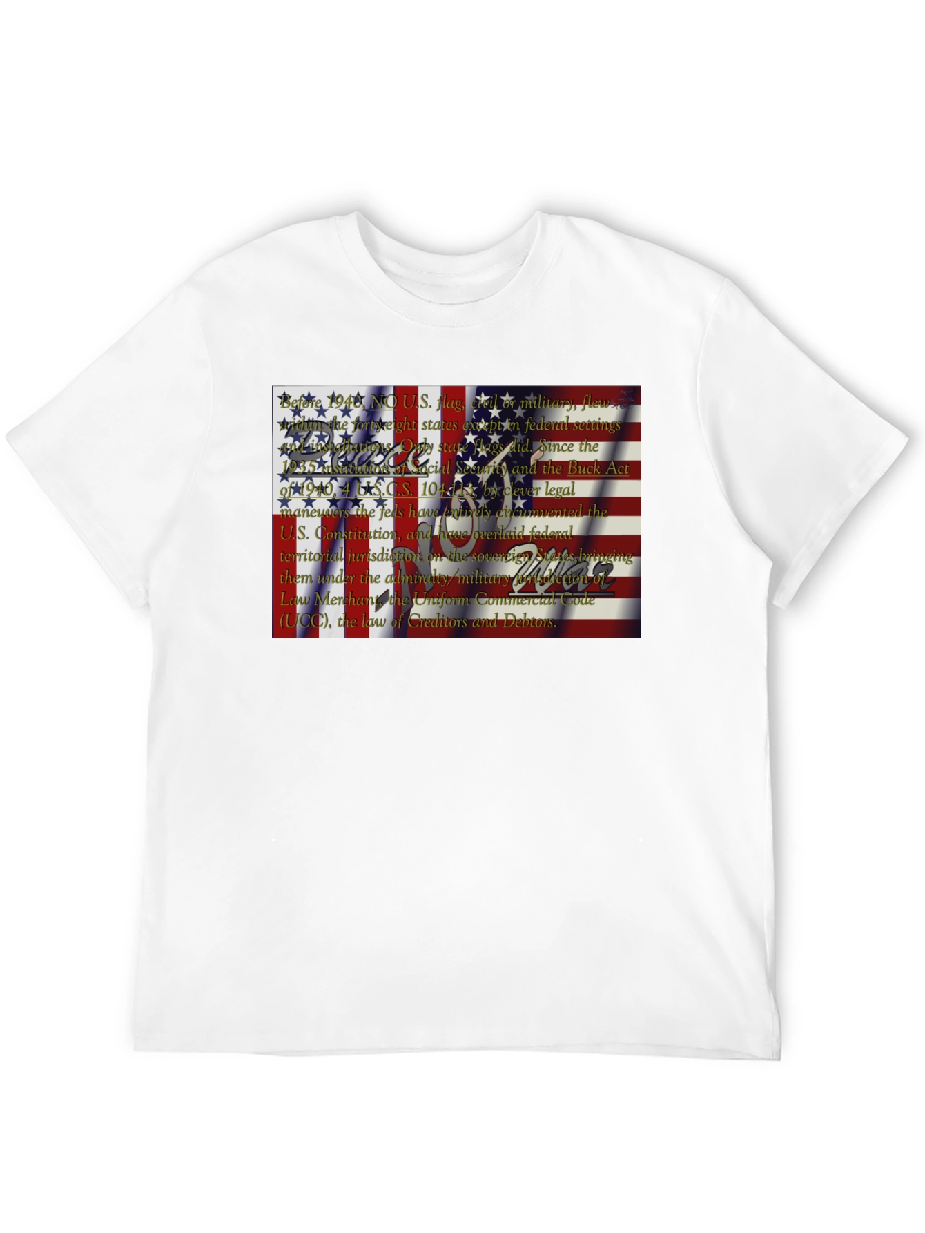 Camiseta Negra con Diseño de Bandera Estadounidense