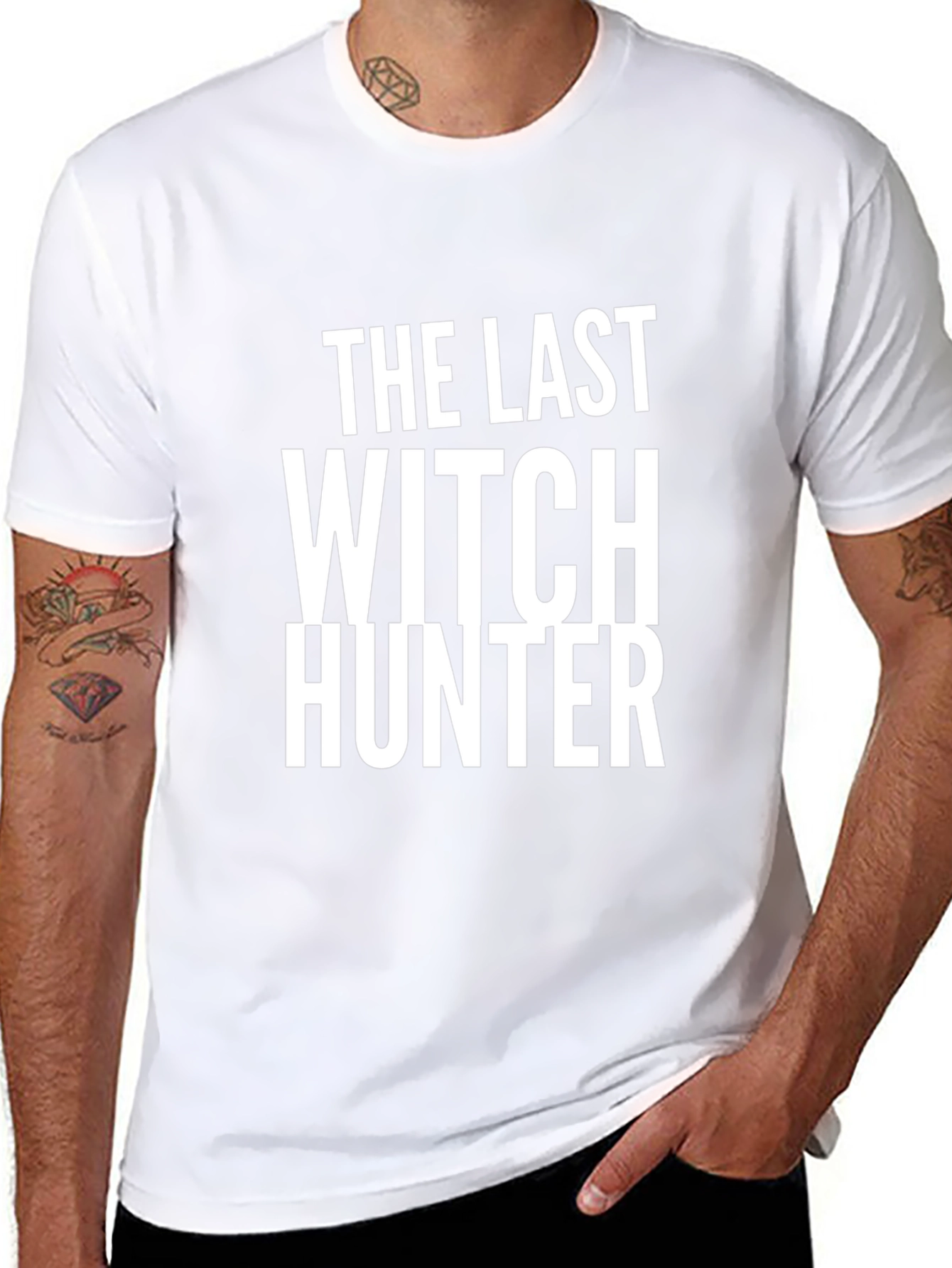 Camiseta Negra The Last Witch Hunter para Hombre
