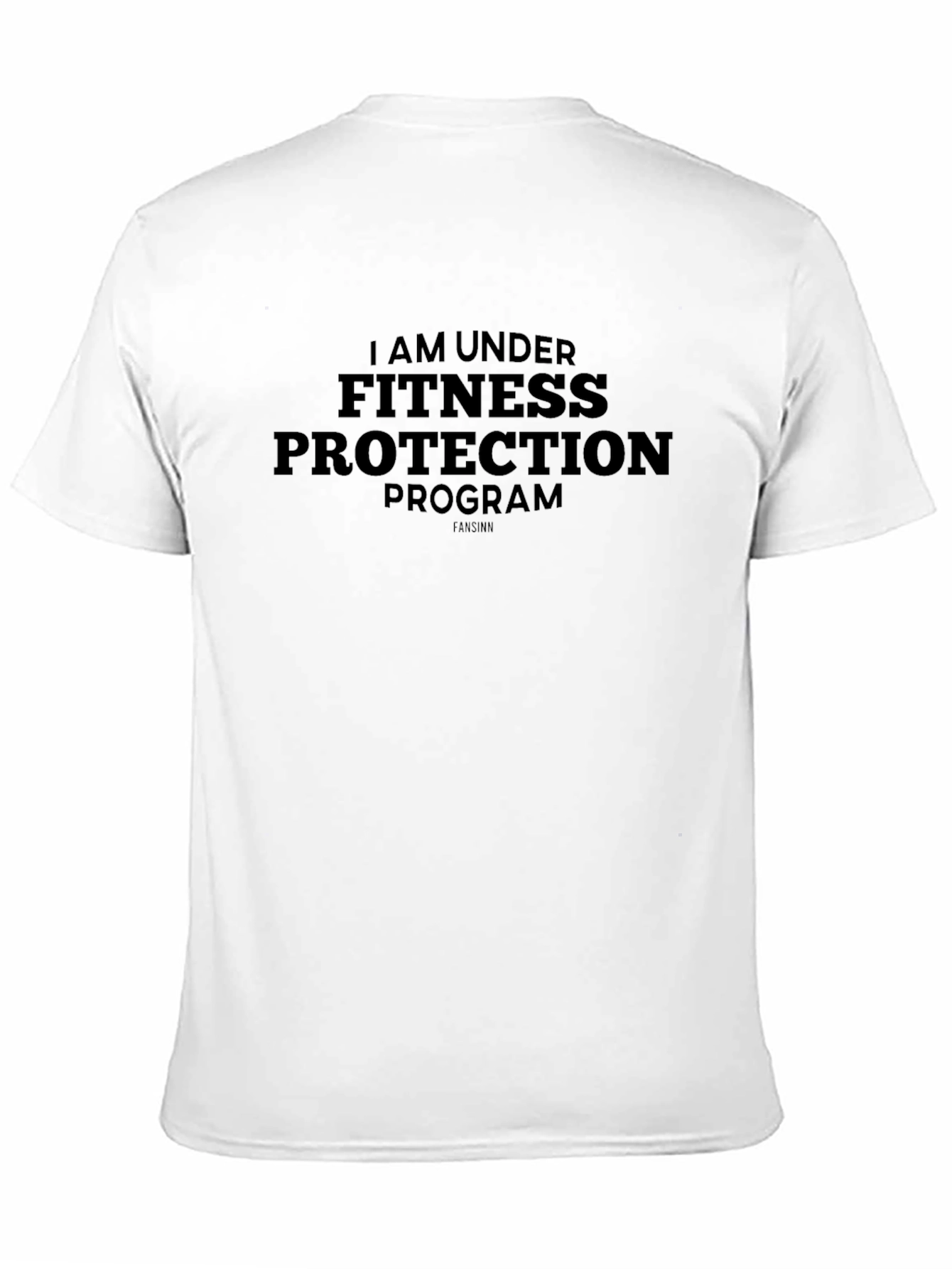 Camiseta Negra: ¡Bajo Protección Fitness!