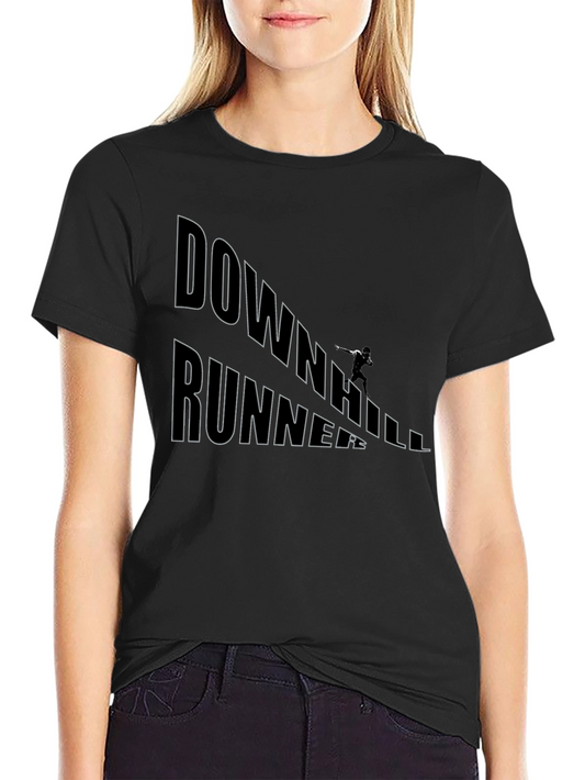 Camiseta Negra Downhill Runner para Hombre