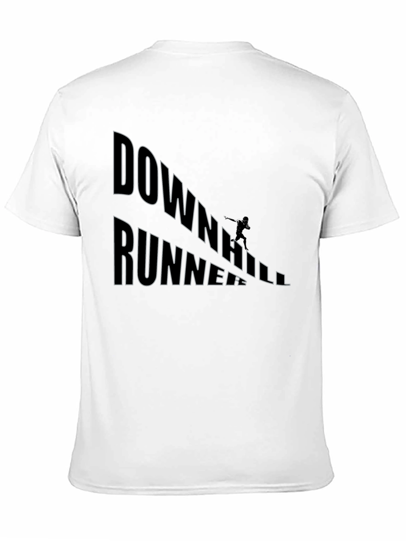 Camiseta Negra Downhill Runner para Hombre