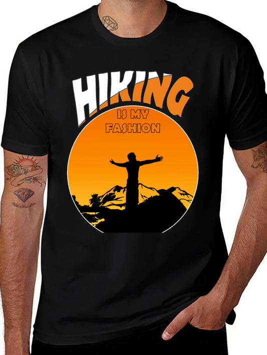 Camiseta Negra Hiking is My Fashion