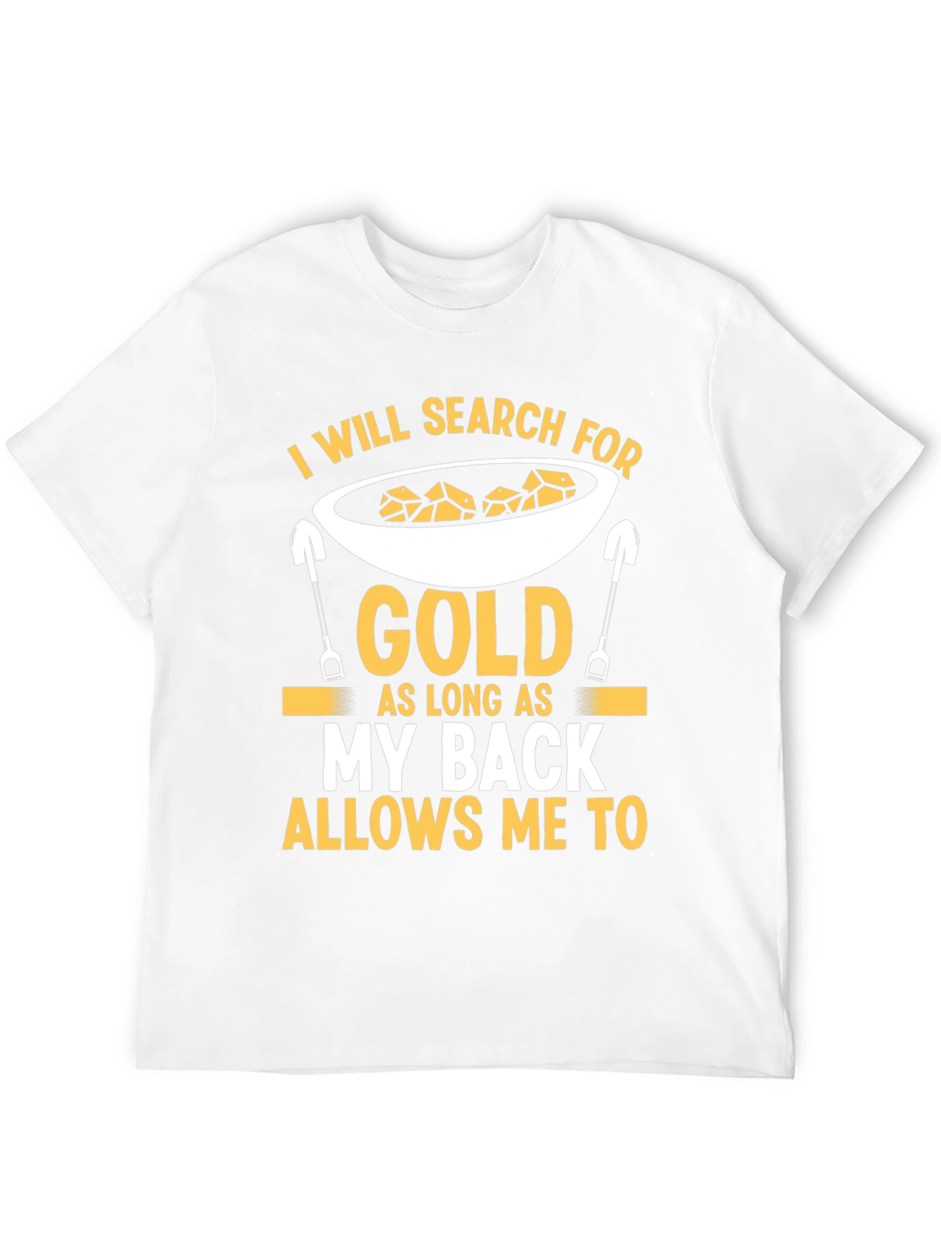 Camiseta Negra de Buscador de Oro