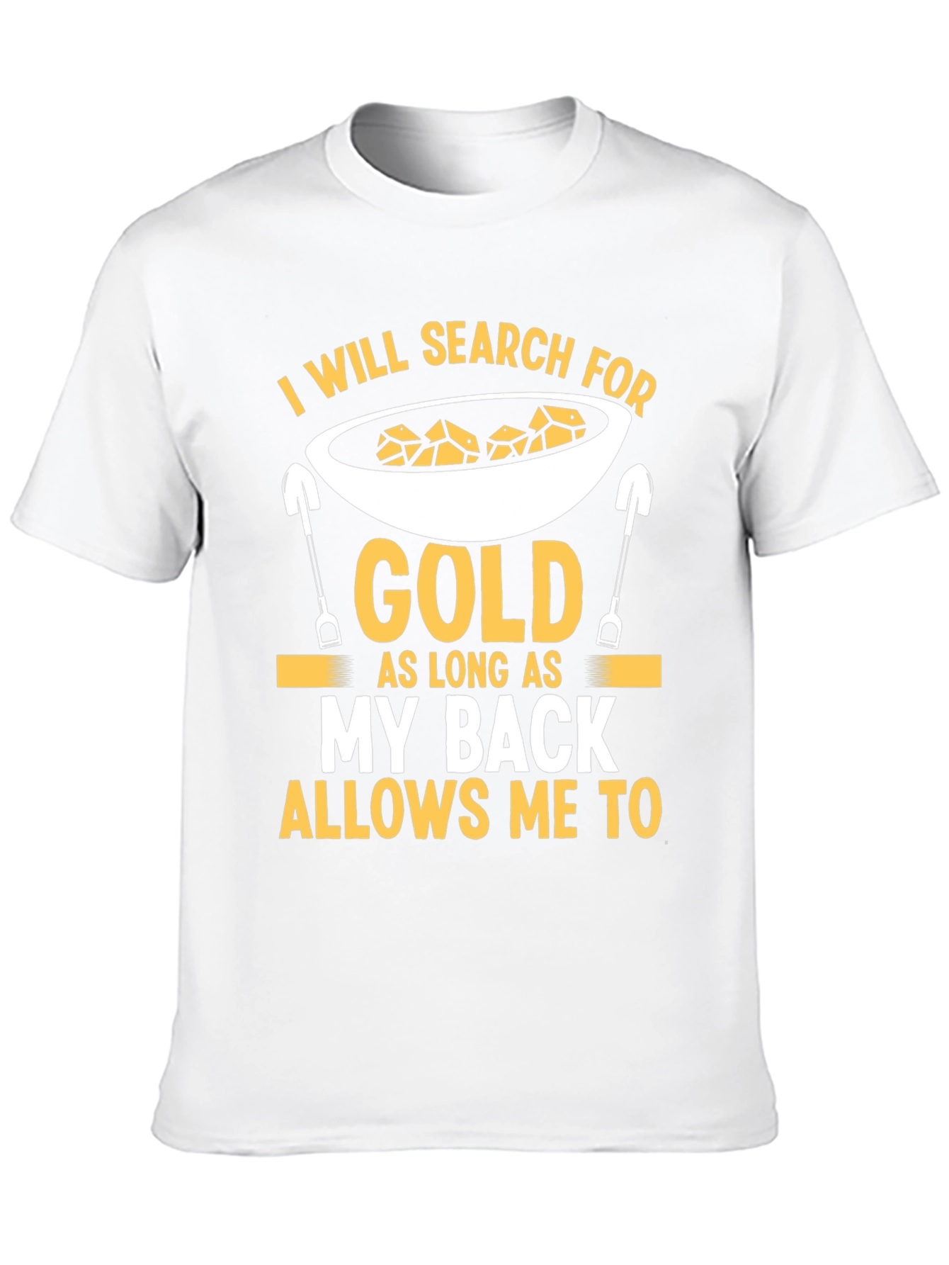 Camiseta Negra de Buscador de Oro