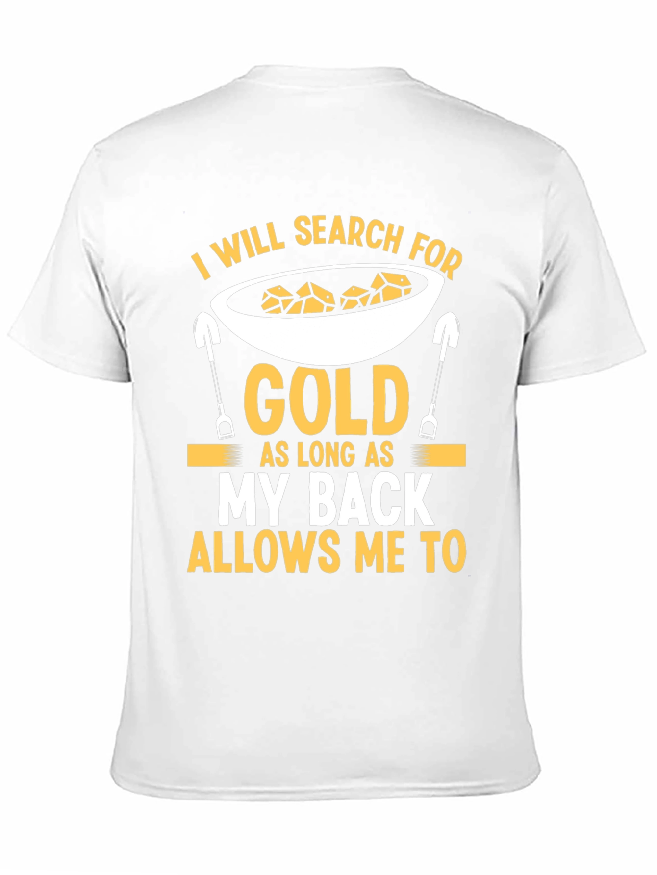 Camiseta Negra de Buscador de Oro