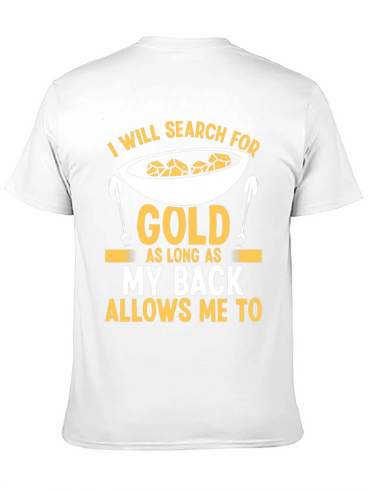 Camiseta Negra de Buscador de Oro