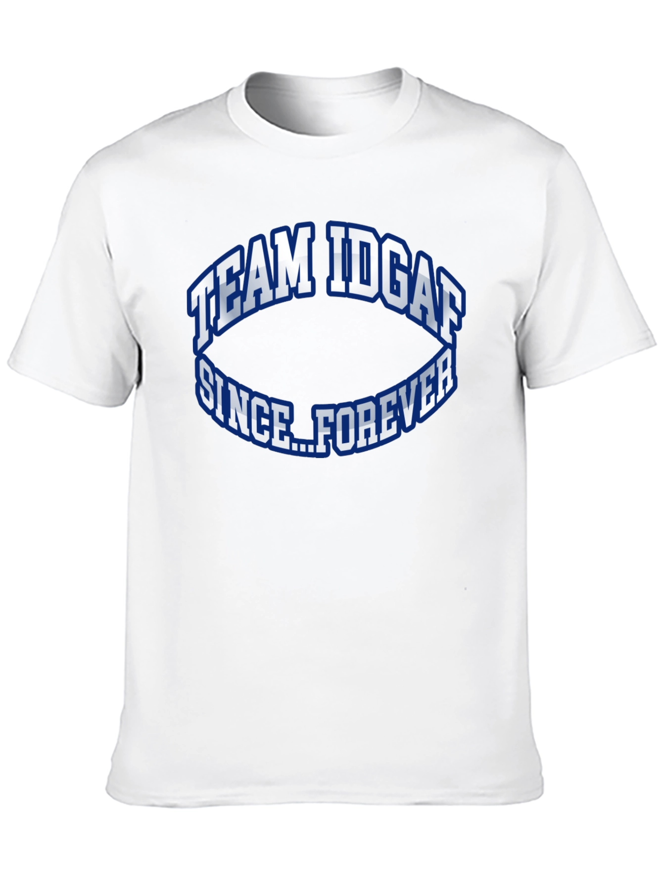 Camiseta Negra: Team IDGAF Since Forever