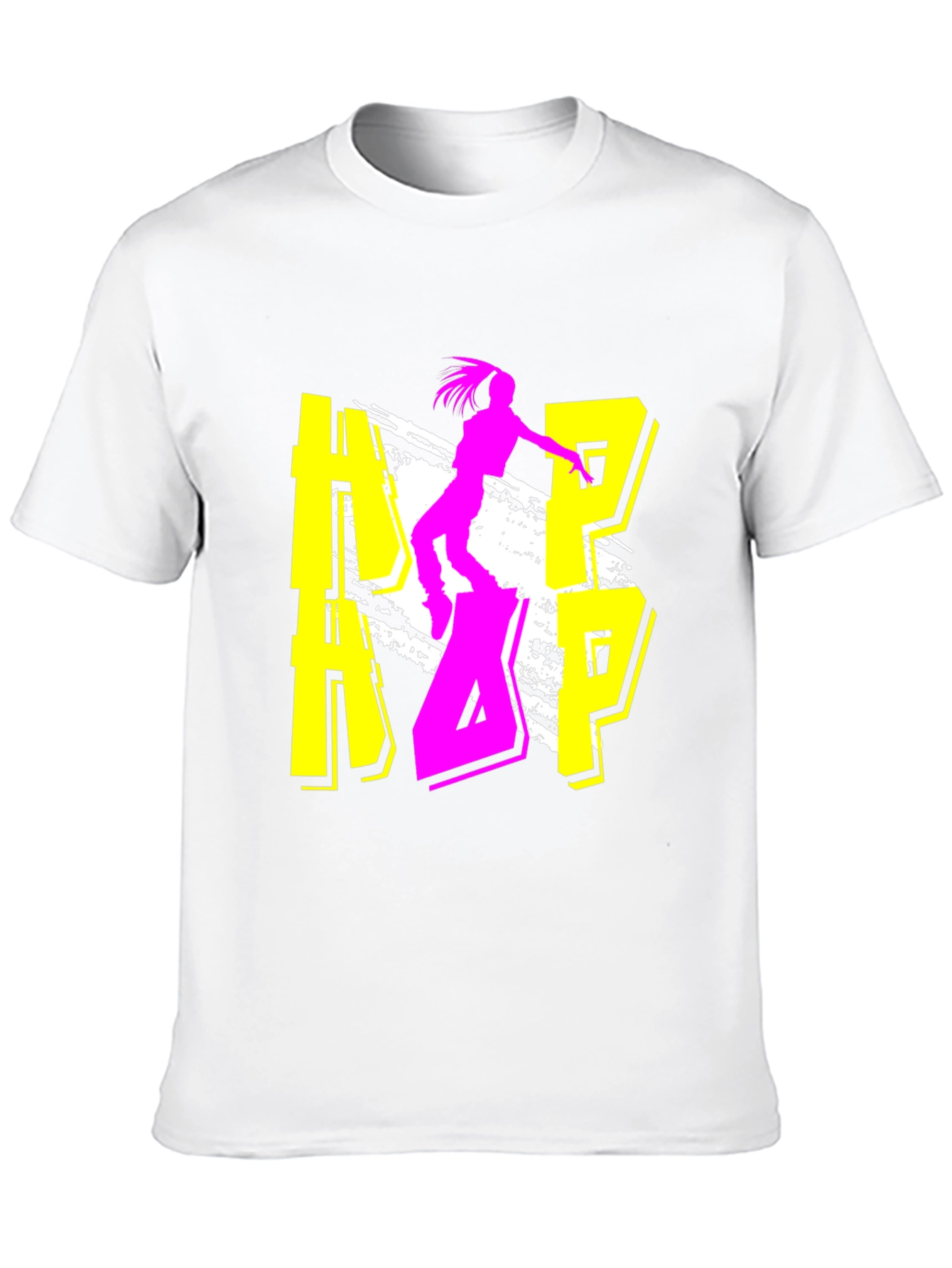 Camiseta Negra Urbana con Diseño Gráfico Artístico