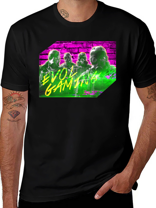 Camiseta Negra con Diseño de Videojuego EVOL Gaming