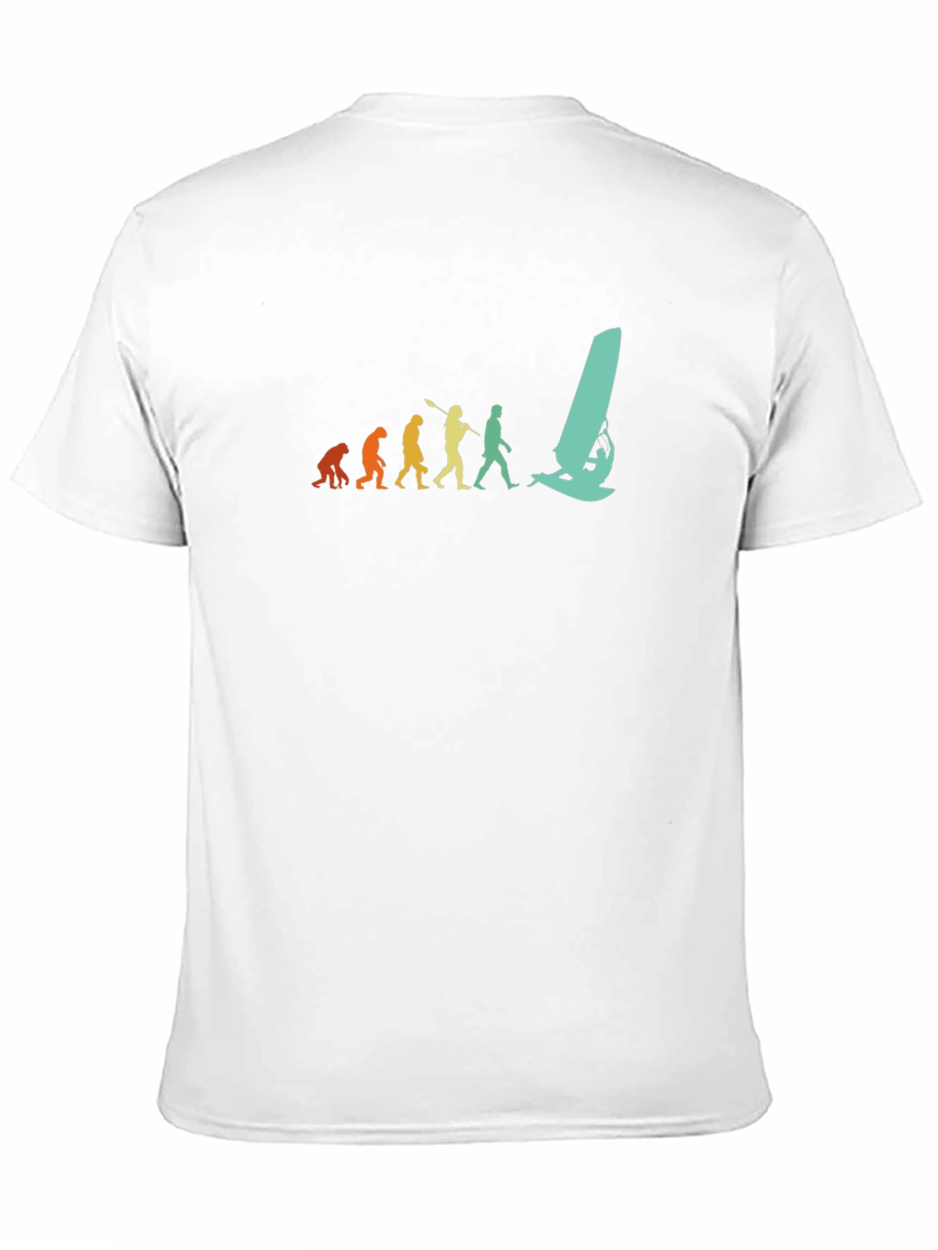 Camiseta Negra Hombre - Evolución Windsurf