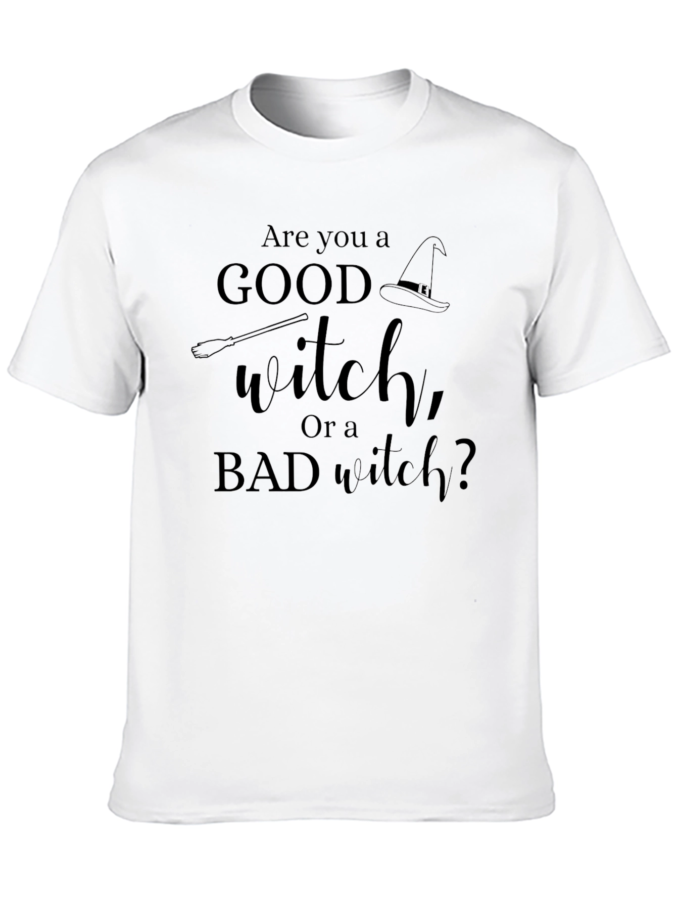 Camiseta Halloween: ¿Eres una Bruja Buena o Mala?